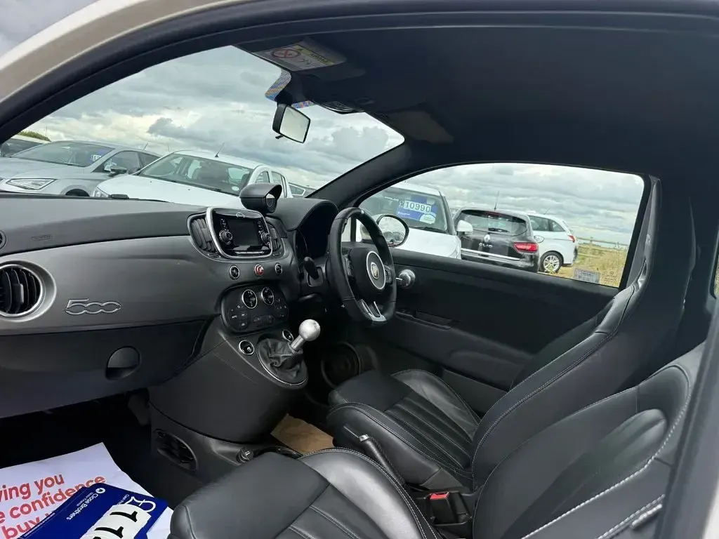 Used Abarth 595 Turismo 165 HP (121 kW) 2018 White Hatchback