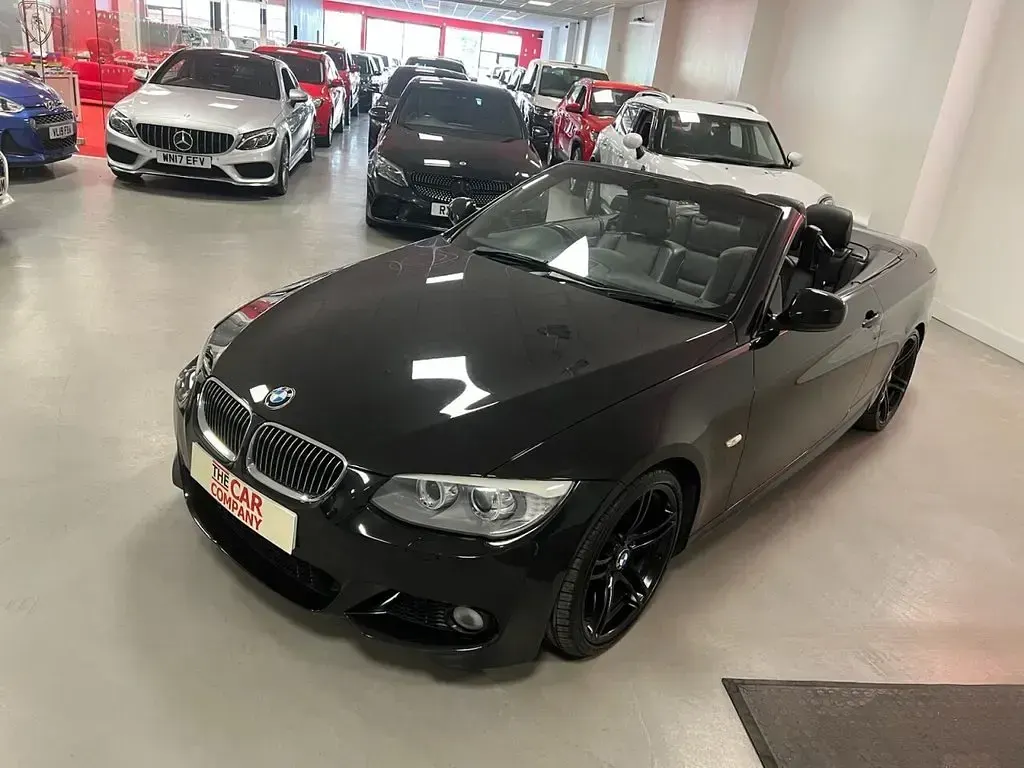 Used BMW 320 Cabriolet Sport Line 2012 Black Cabriolet