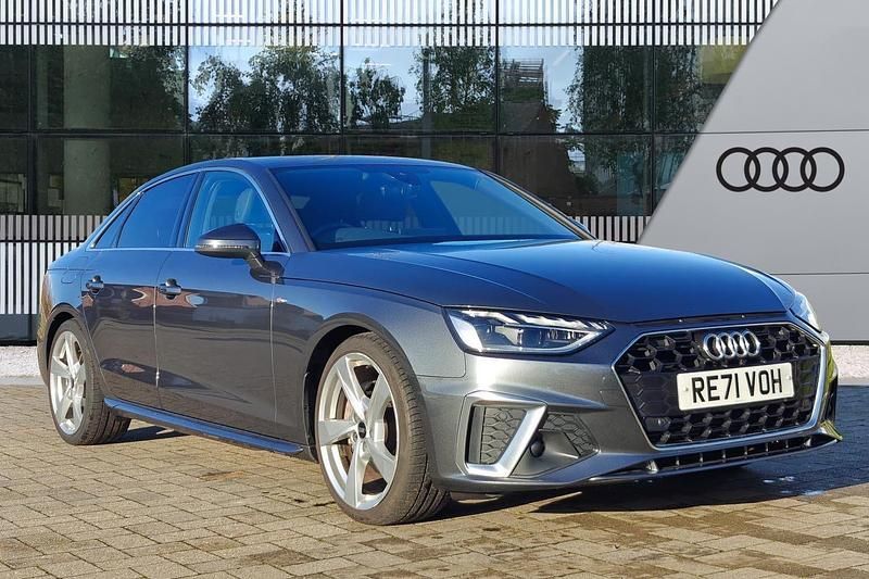 Grey Used 2021 Audi A4 S-Line Sedan | £20,990 (Fair price) - Image 1/4