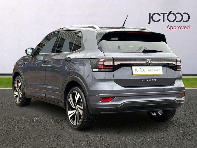 Usado VW T-Cross R-line 150 CV (110 kW) 2022 Gris SUV