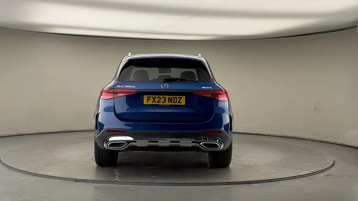 Used Mercedes GLC300e AMG line 313 HP (230 kW) 2023 Spectral blue SUV
