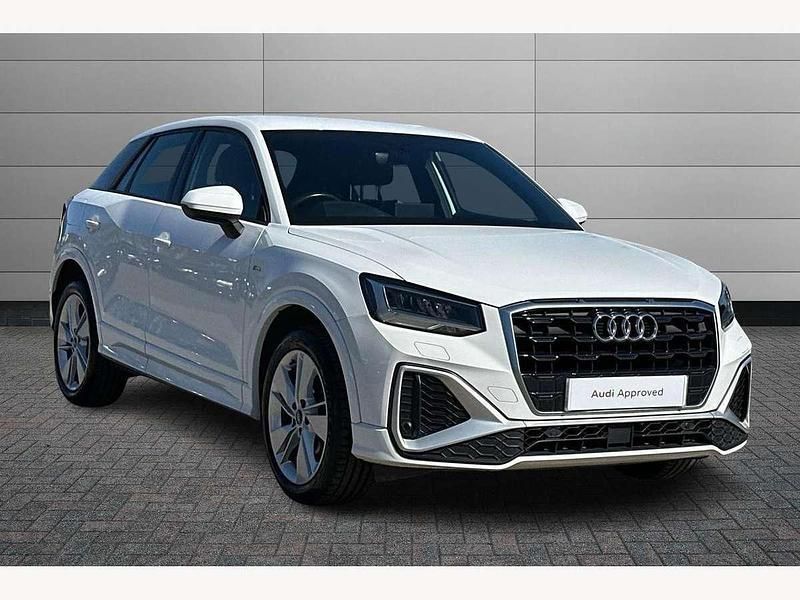 Ibis white Used 2021 Audi Q2 S-Line SUV | £18,495 (Fair price) - Image 1/4