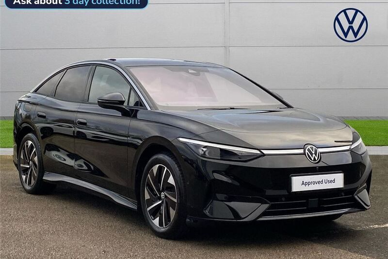 Black Used 2024 VW ID.7 Pro Sedan | £29,999 (Good price) - Image 1/4