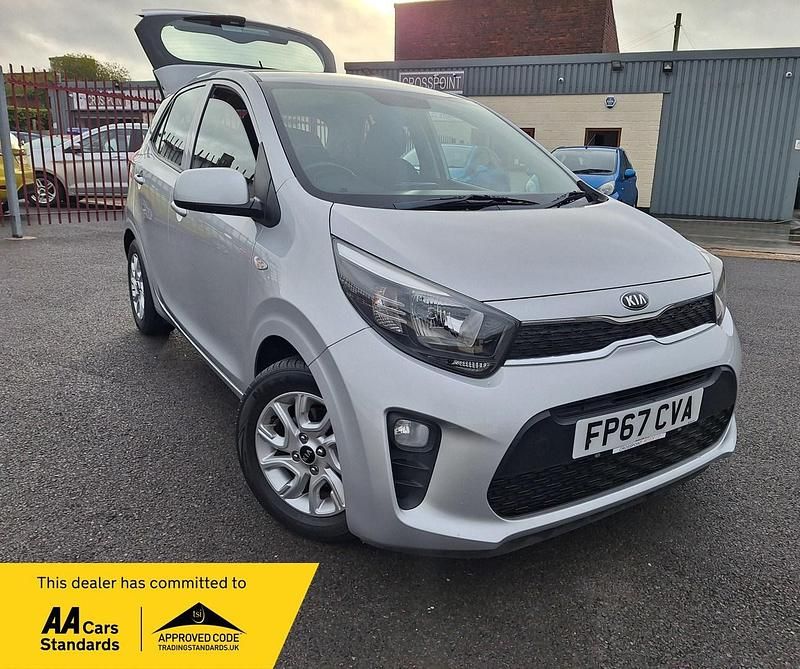 Silver Used 2018 Kia Picanto Hatchback | £7,695 (Fair price) - Image 1/3