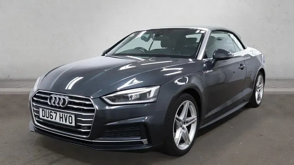 Used Audi Cabriolet S-Line 190 HP (139 kW) 2017 Grey Cabriolet