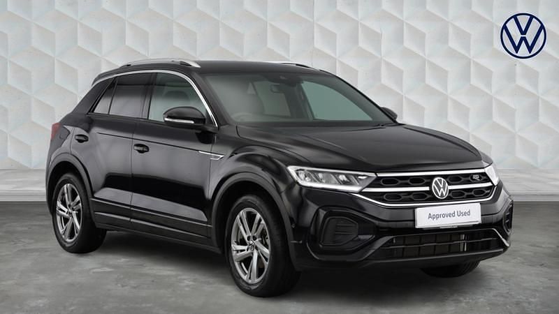 Black Used 2024 VW T-Roc R-line SUV | £27,333 (Fair price) - Image 1/4