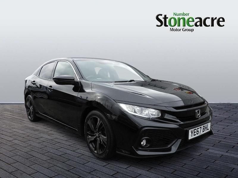 Black Used 2017 Honda Civic SR Hatchback | £10,495 (Fair price) - Image 1/4
