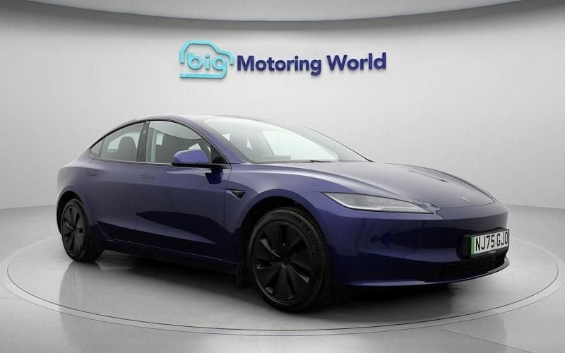 Used Tesla Model 3 RWD 366 kW (498 HP) 2025 Blue Sedan