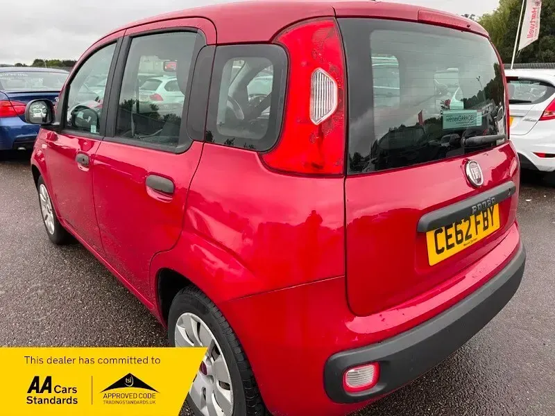 Used Fiat Panda Pop 69 HP (50 kW) 2012 Red Hatchback