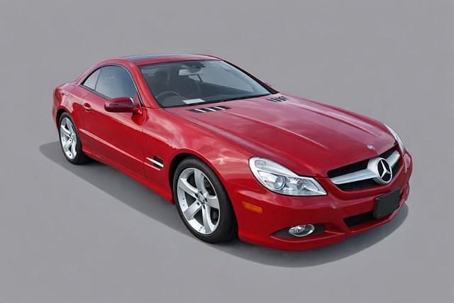 Used Mercedes SL350 2009 Red