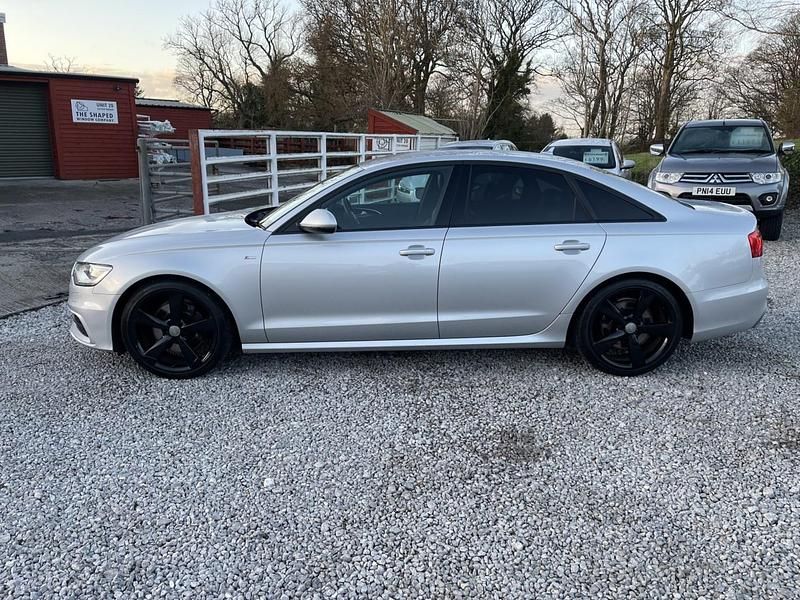 Used Audi A6 Black Edition 2013 Silver Sedan