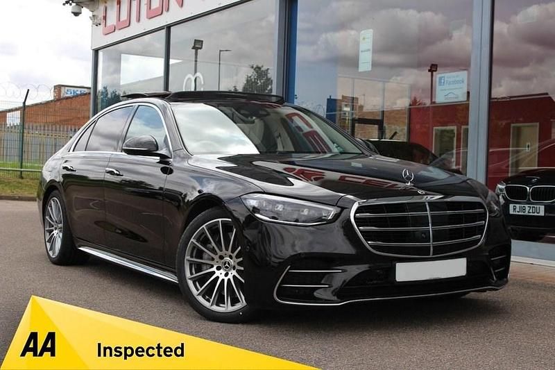 Black Used 2021 Mercedes S350 AMG Line Premium Sedan | £71,995 - Image 1/4