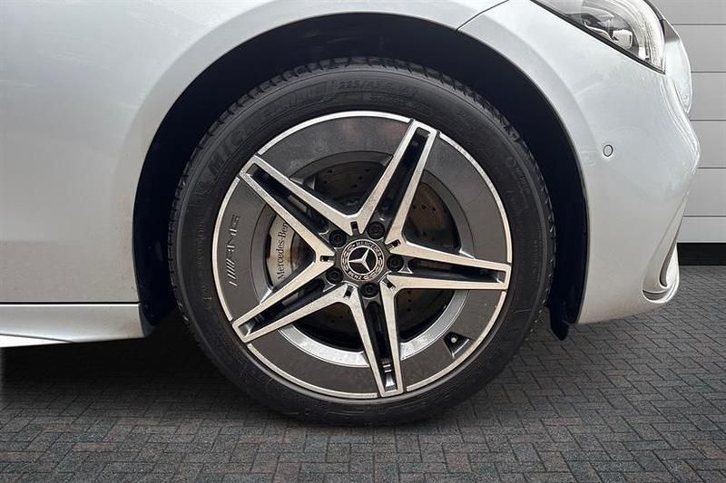Used Mercedes C300e AMG line 313 HP (230 kW) 2022 High tech silver Sedan