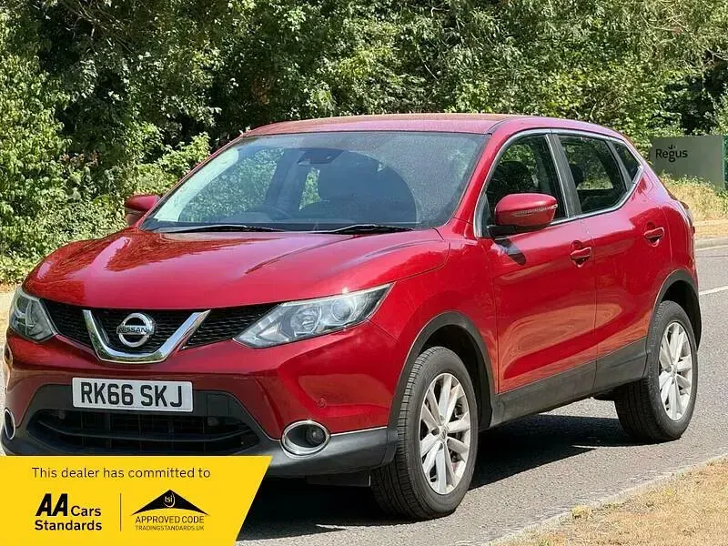 Used Nissan Qashqai Acenta 110 HP (80 kW) 2016 Red SUV