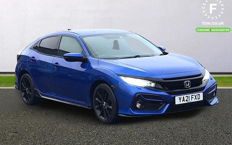 Used Honda Civic Sport 182 HP (133 kW) 2021 Blue Hatchback