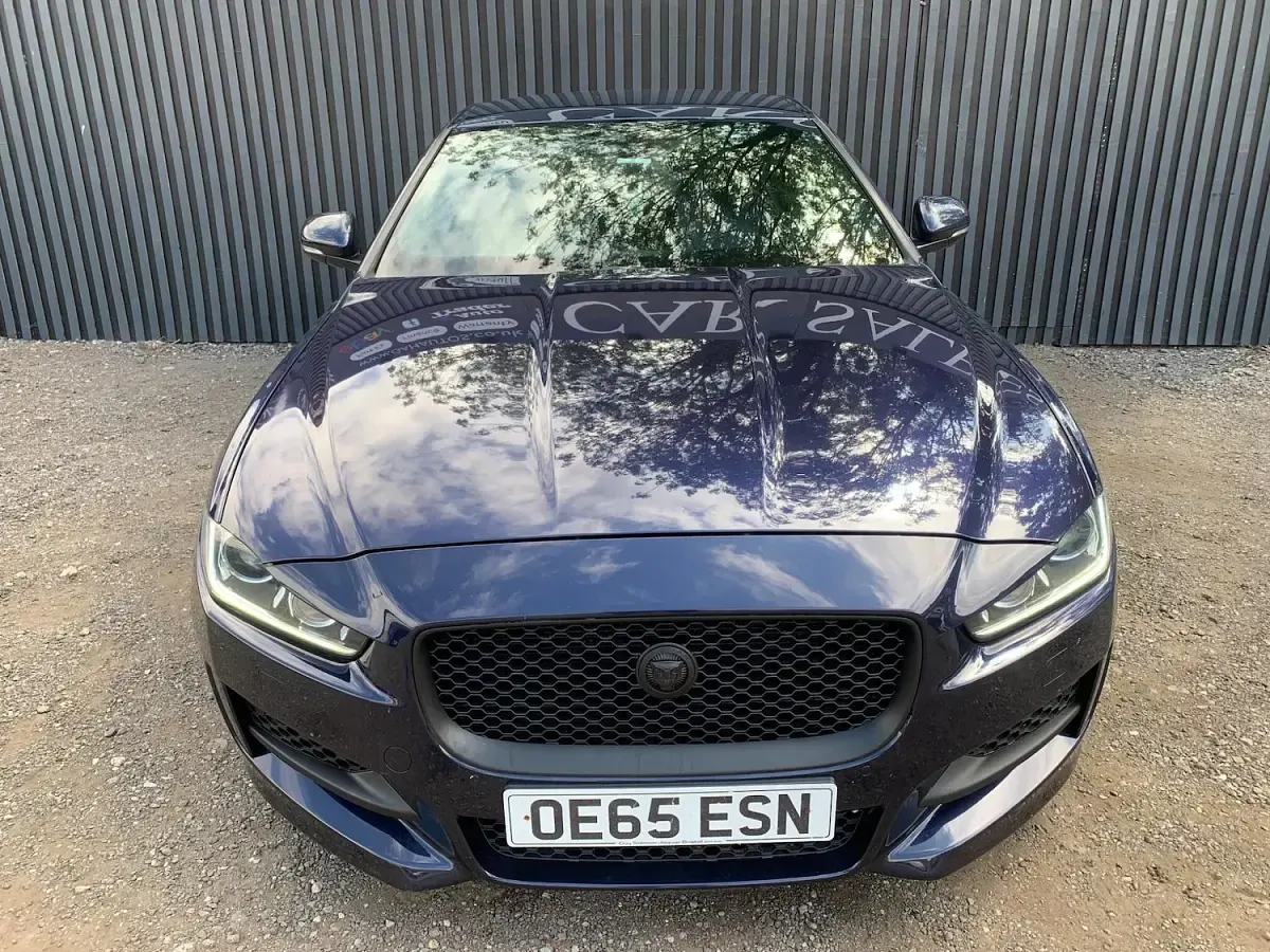 Used Jaguar XE R-Sport 163 HP (119 kW) 2015 Blue Sedan