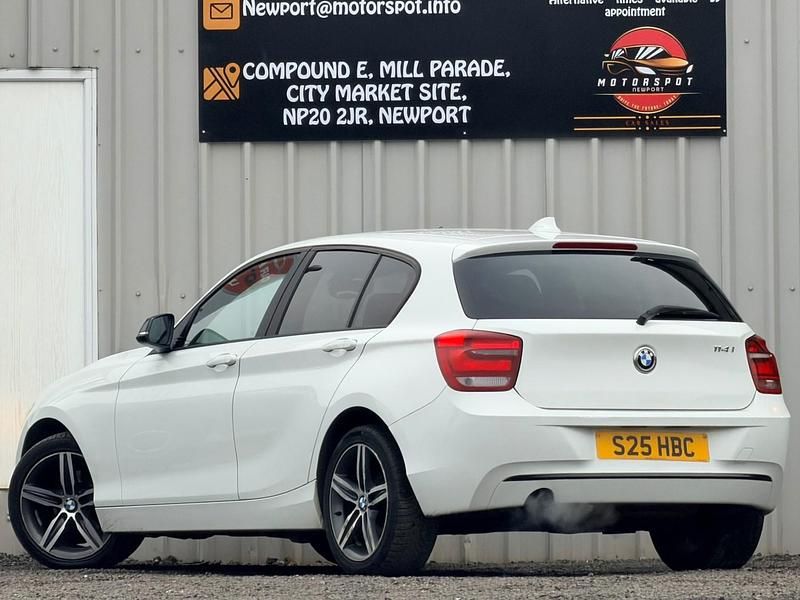 Used BMW 114 Sport Line 102 HP (75 kW) 2013 White Hatchback