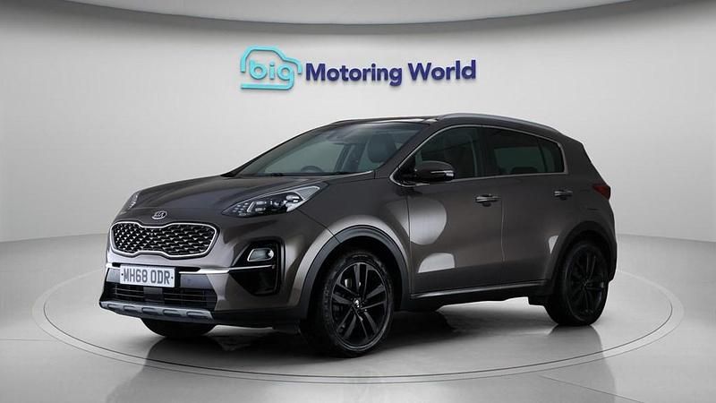 Used Kia Sportage 174 HP (127 kW) 2019 Brown SUV