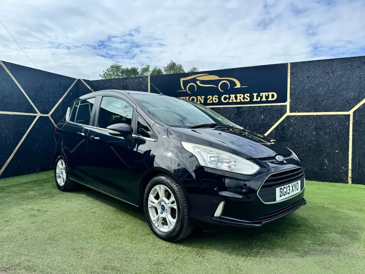 Used Ford B-MAX Zetec 100 HP (73 kW) 2013 Black MPV