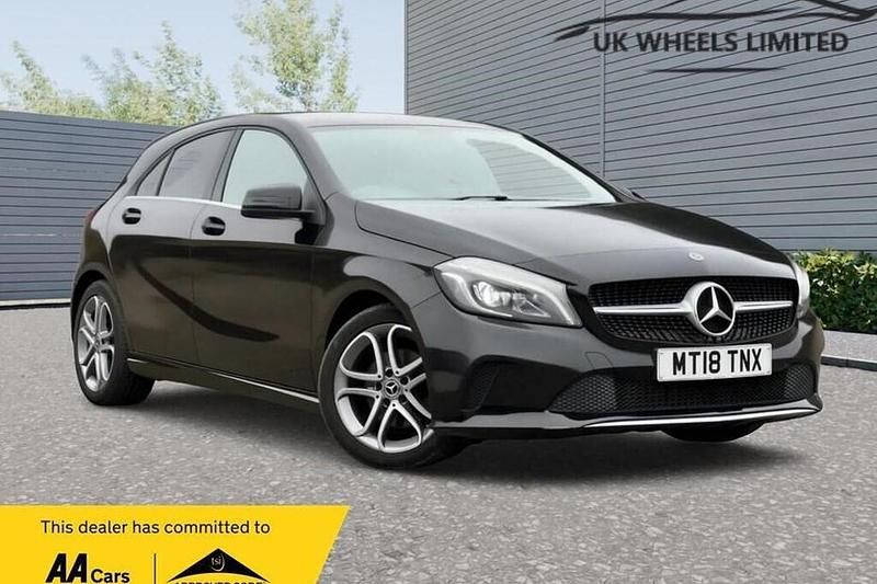Used Mercedes A160 Sport Edition 102 HP (75 kW) 2018 Black Hatchback