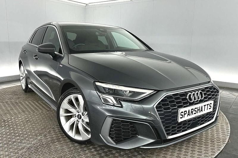 Used Audi A3 S-Line 150 HP (110 kW) 2020 Grey Sedan