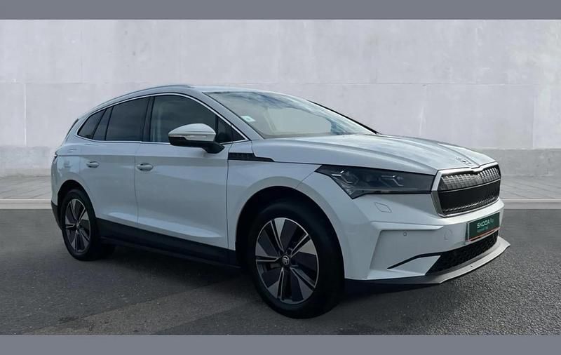 White New 2024 Skoda Enyaq iV SUV | £30,690 - Image 1/4