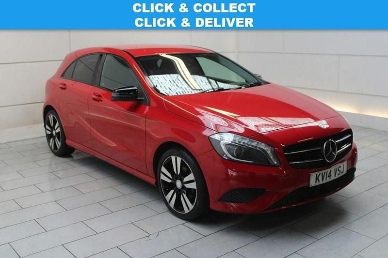 Used Mercedes A180 109 HP (80 kW) 2014 Red Hatchback