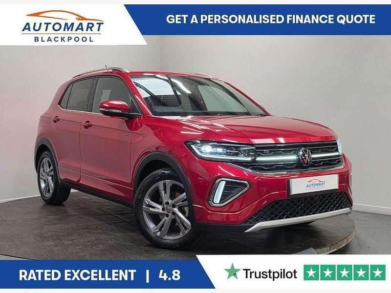 Red Used 2024 VW T-Cross R-line SUV | £25,465 (A bit pricey) - Image 1/4