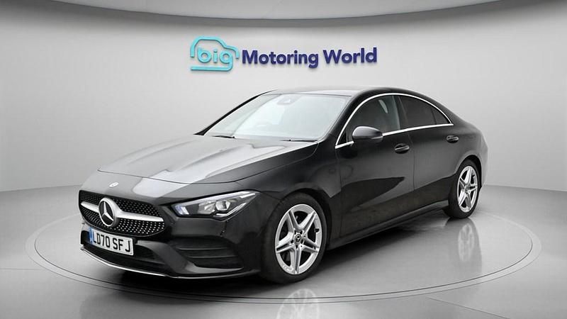 Used Mercedes CLA200 AMG line 163 HP (119 kW) 2020 Black Coupe