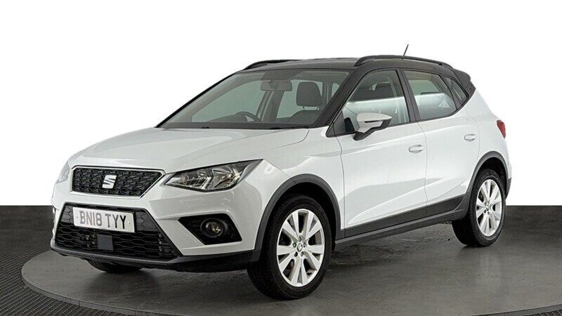 White Used 2018 Seat Arona SE Technology SUV | £9,980 (A bit pricey) - Image 1/4