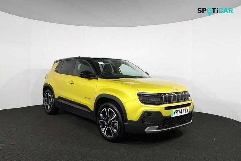 Yellow/black Used 2024 Jeep Avenger EV Summit SUV | £18,299 (Fair price) - Image 1/4