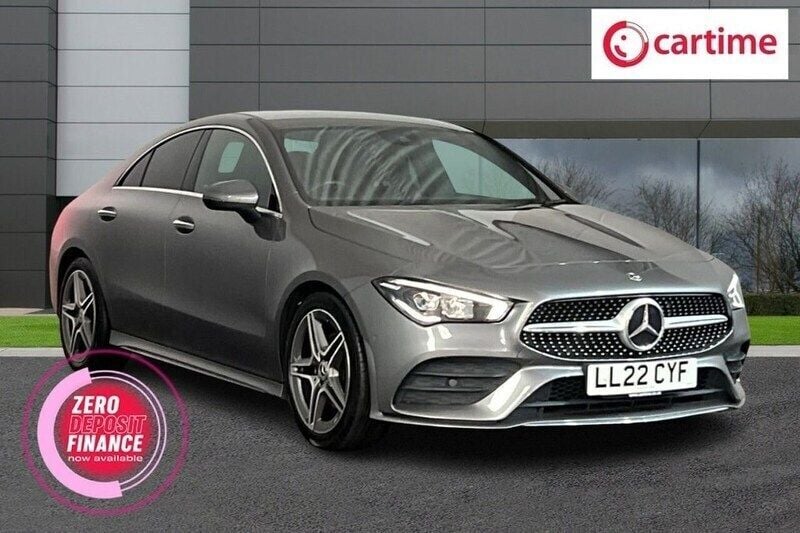 Grey Used 2022 Mercedes CLA180 AMG line Sedan | £22,750 (Fair price) - Image 1/3
