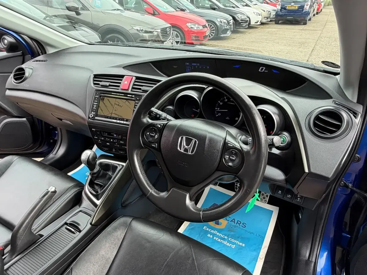 Used Honda Civic EX 142 HP (104 kW) 2012 Blue Hatchback