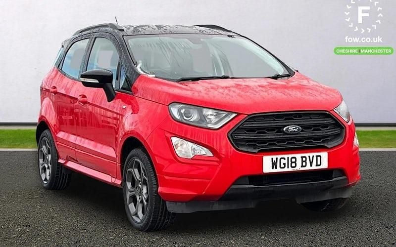 Red Used 2018 Ford Ecosport ST-Line SUV | £11,799 (Fair price) - Image 1/4