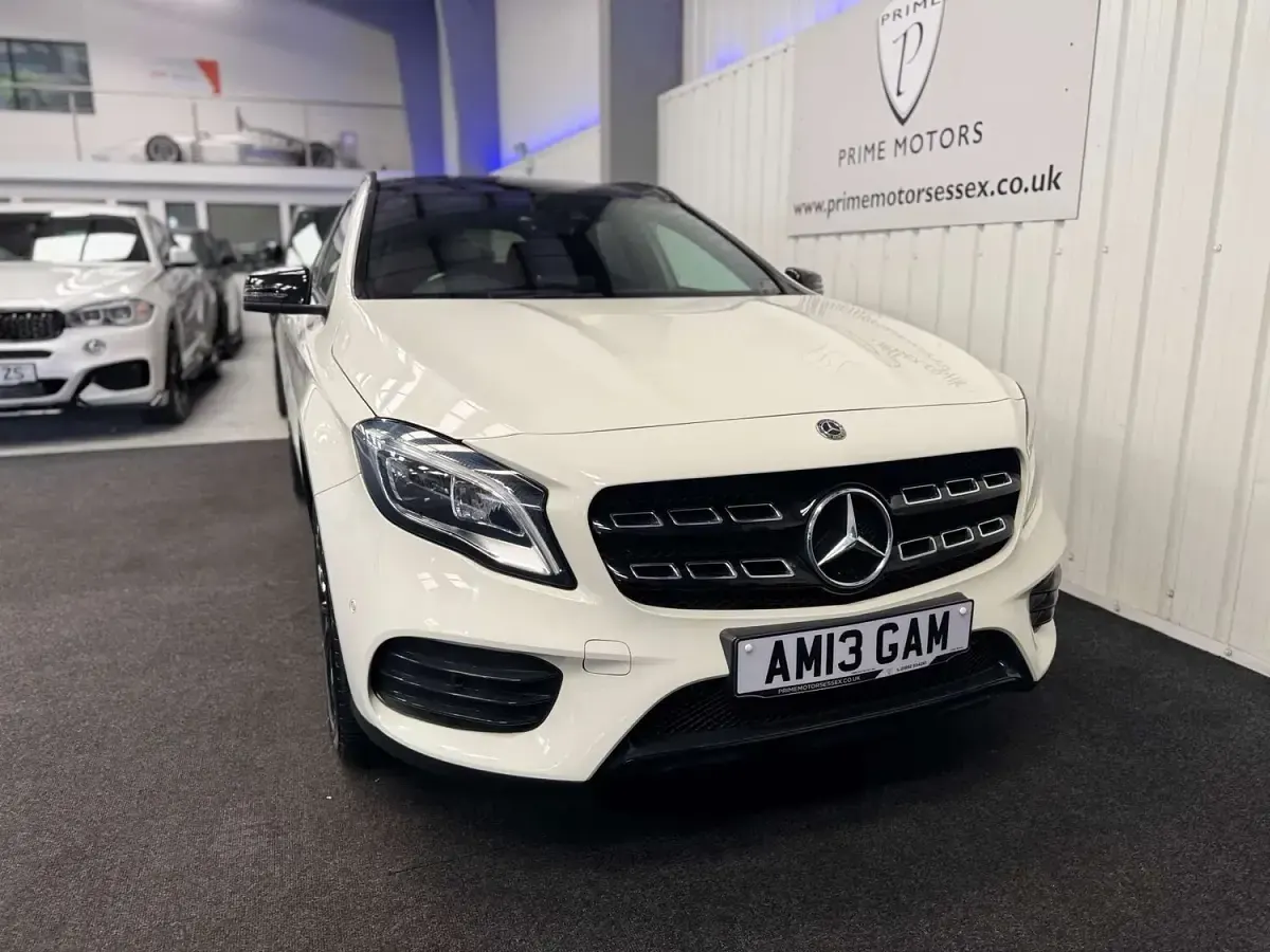 Used Mercedes GLA220 AMG line 177 HP (130 kW) 2017 White SUV