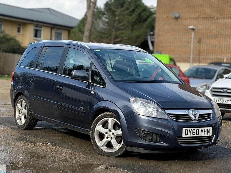 Used Vauxhall Zafira SRi 140 HP (102 kW) 2010 Blue MPV