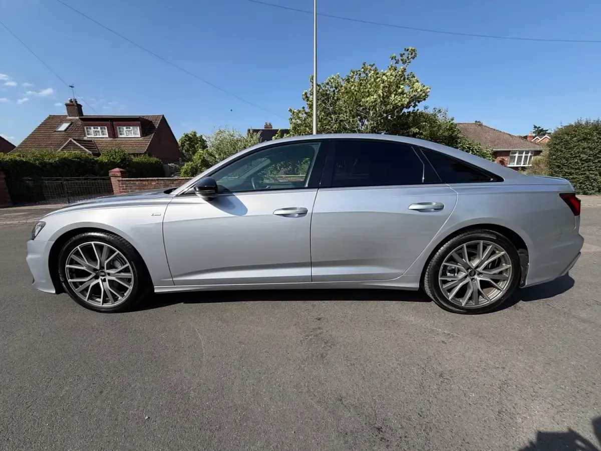 Used Audi A6 Black Edition 2021 Silver Sedan