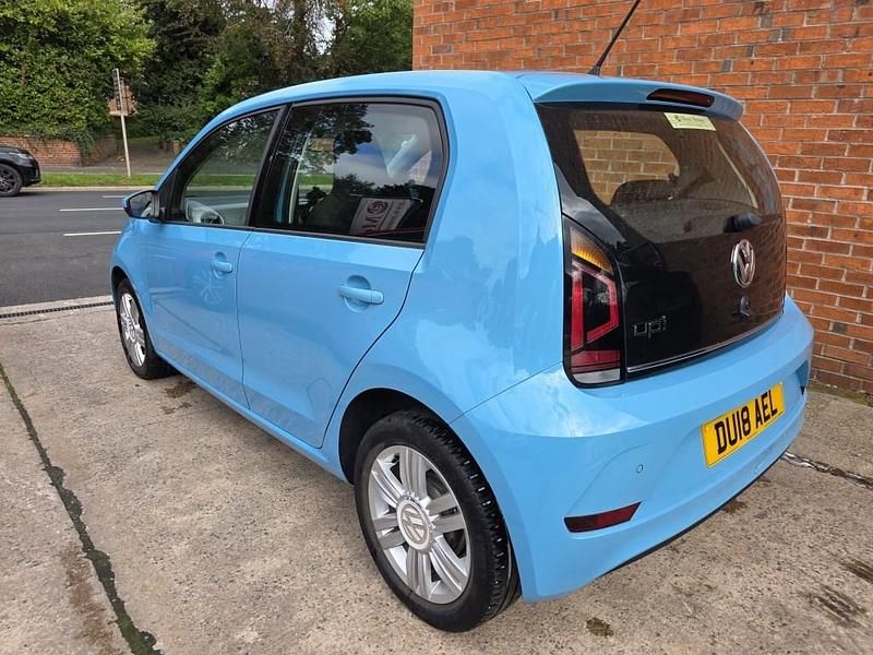 Used VW up! high up! 75 HP (55 kW) 2018 Blue Hatchback