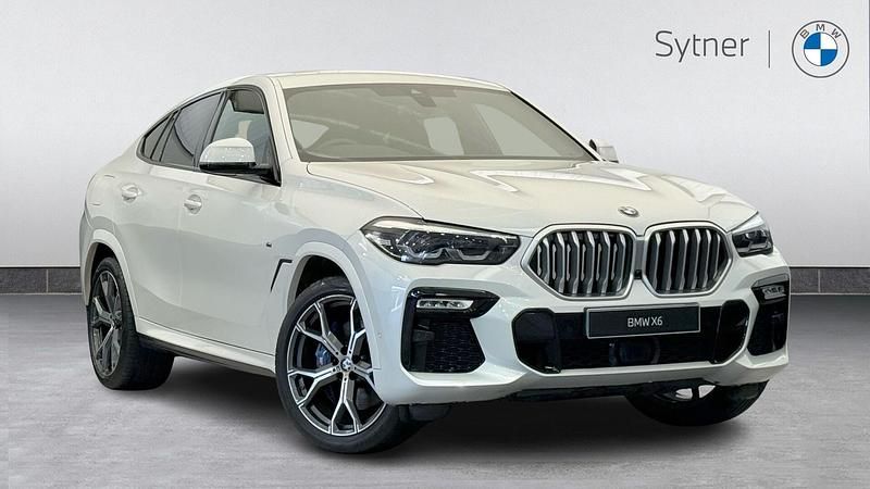 White Used 2020 BMW X6 M Sport SUV | £39,750 (Fair price) - Image 1/4
