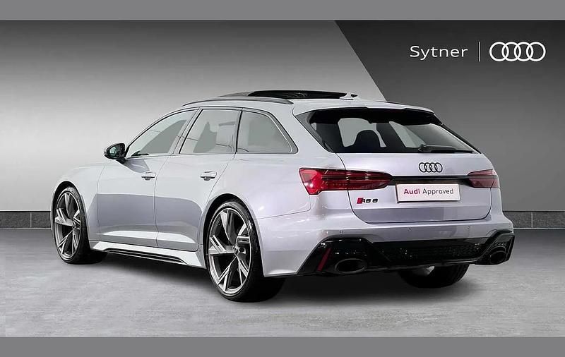 Used Audi RS6 Advanced 591 HP (434 kW) 2022 Silver Estate
