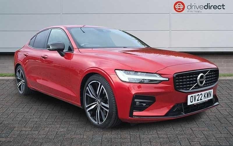 Red Used 2021 Volvo S60 R-Design Sedan | £22,853 (Fair price) - Image 1/4