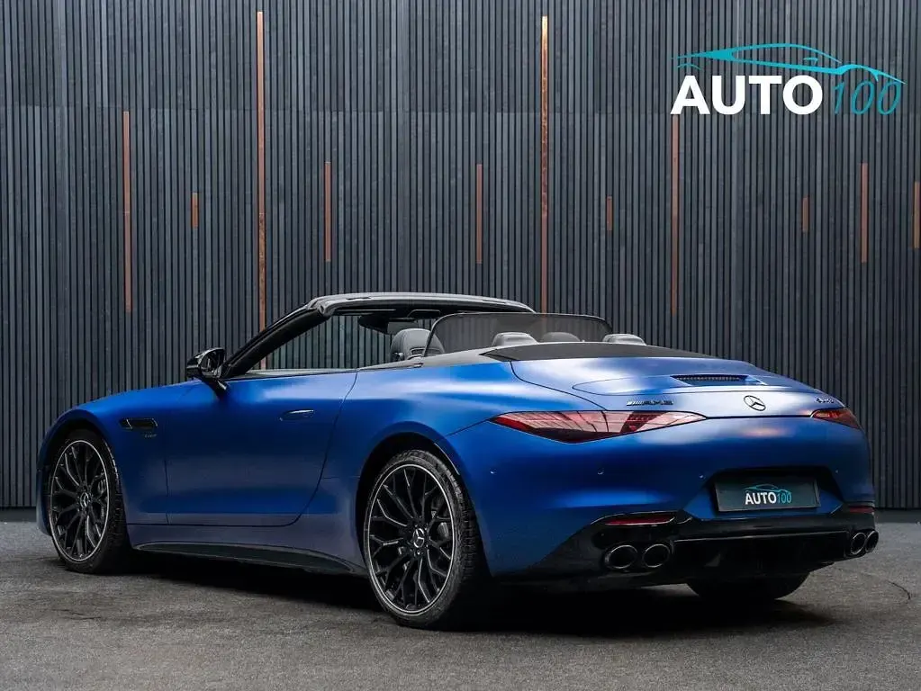 Used Mercedes SL43 AMG Premium Plus 381 HP (280 kW) 2023 Blue Cabriolet