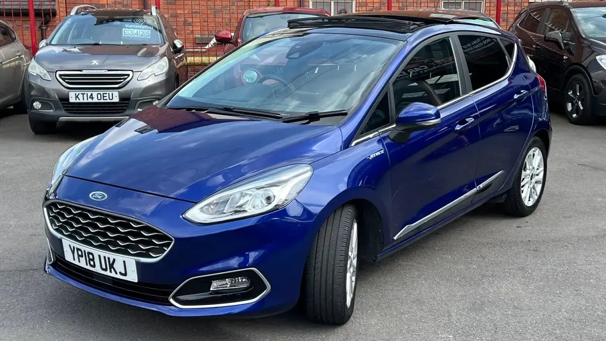 Used Ford Fiesta Vignale 140 HP (102 kW) 2018 Blue Hatchback