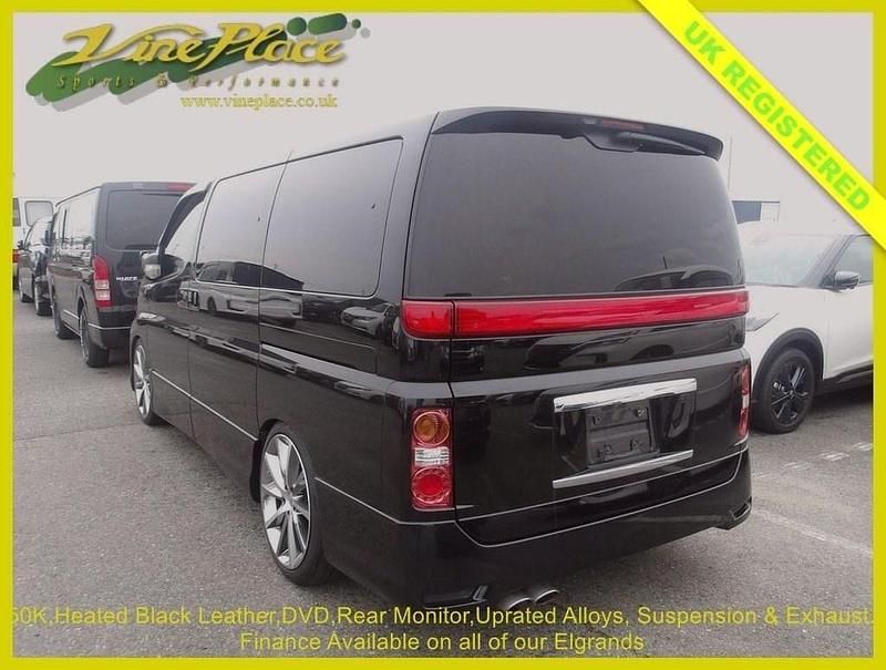 Used Nissan Elgrand 2008 Black MPV