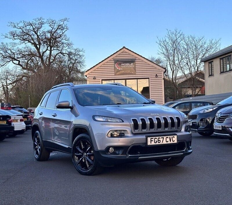 Grey Used 2017 Jeep Cherokee Limited SUV | £12,590 (Expensive) - Image 1/4