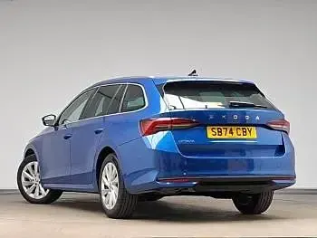 Used Skoda Octavia SE L 150 HP (110 kW) 2024 Blue Estate