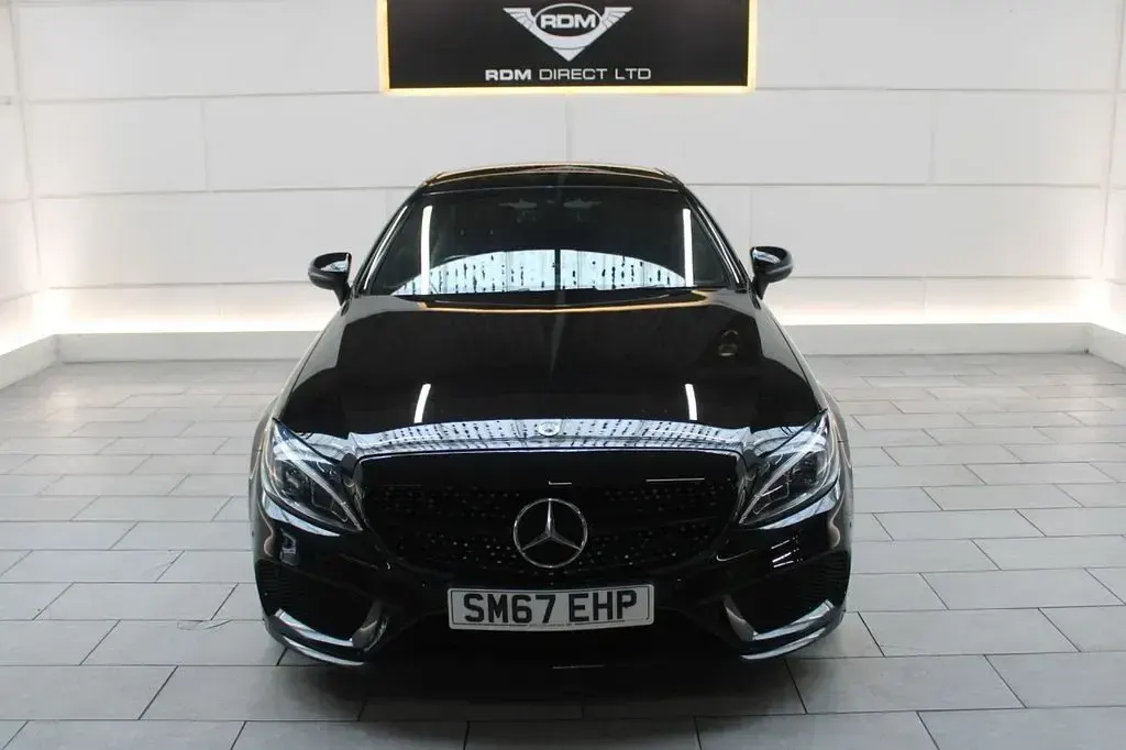 Used Mercedes C220 AMG line 2017 Black Coupe