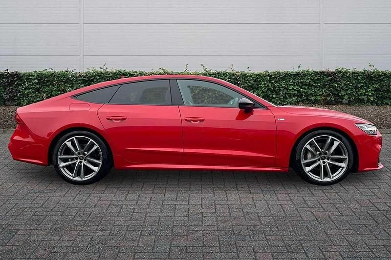 Used Audi A7 Black Edition 241 HP (177 kW) 2020 Red Sedan