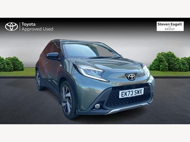 Green Used 2023 Toyota Aygo Hatchback | £17,106 (Expensive) - Image 1/3