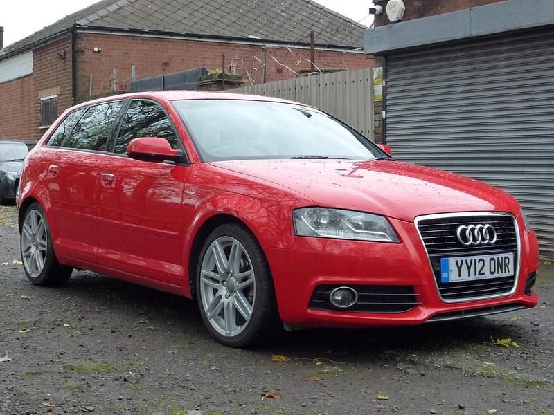 Used Audi A3 S-Line 2012 Red Hatchback